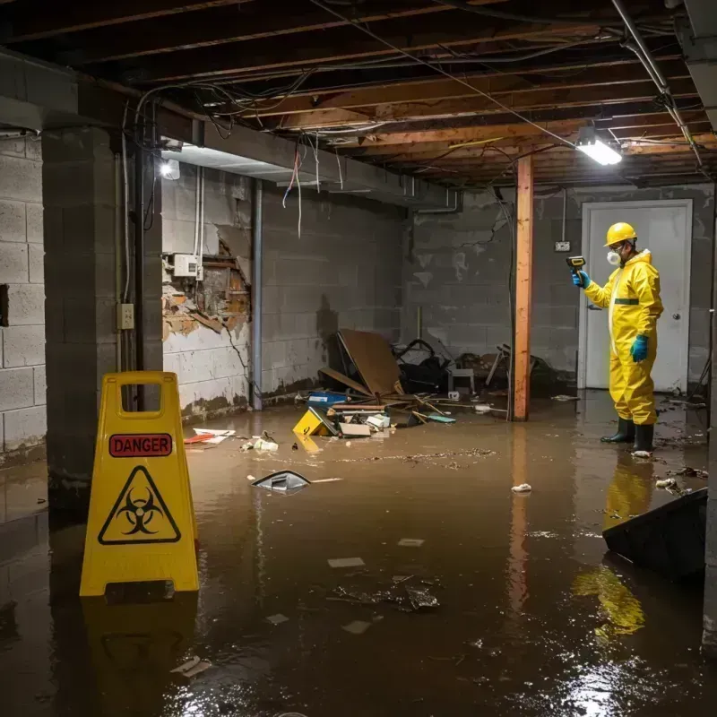 Flooded Basement Electrical Hazard in Pendleton County, KY Property